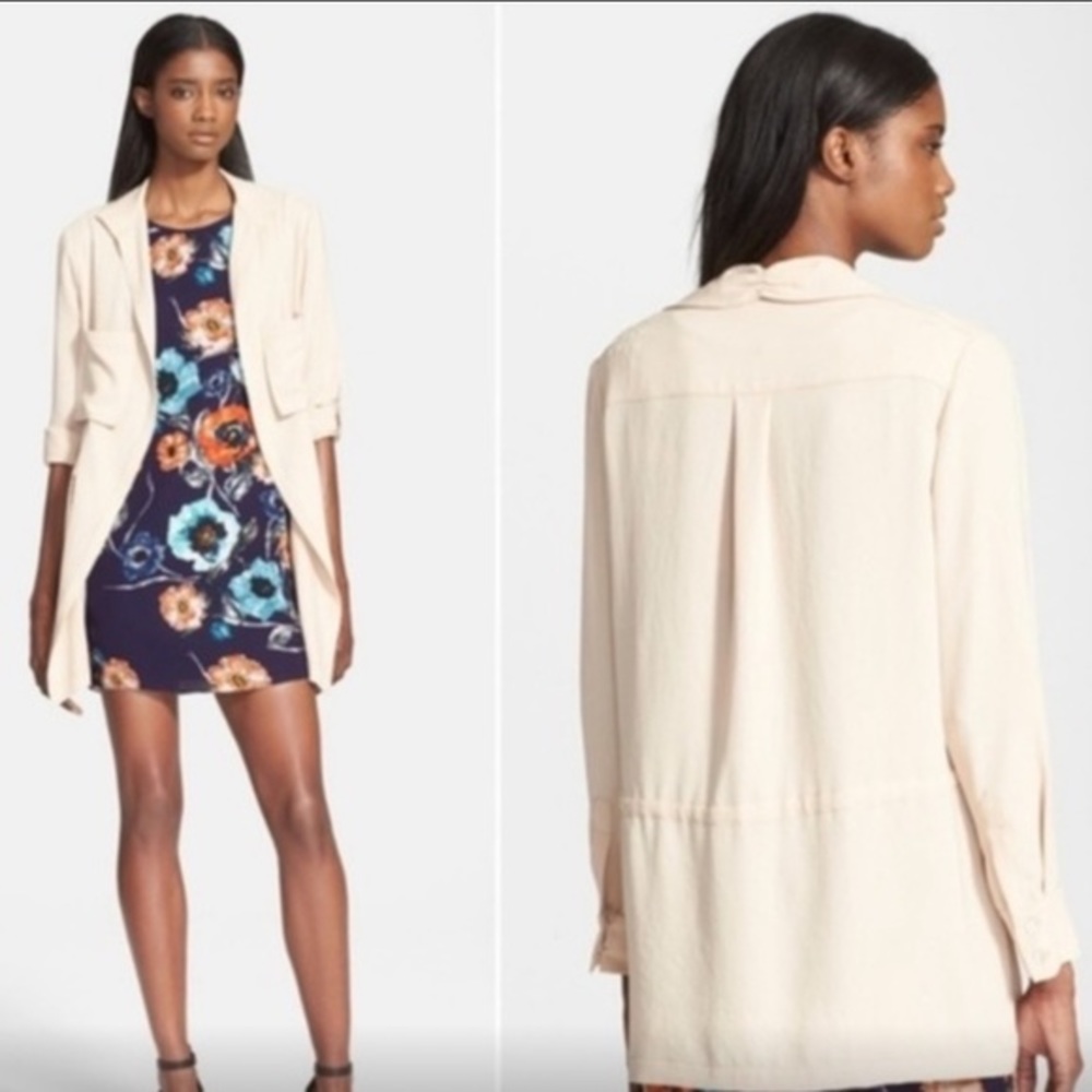 HAUTE HIPPIE | 'His Girl Friday' Tie Jacket Small